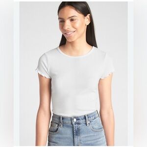 NEW Gap Ribbed Feather Tee S